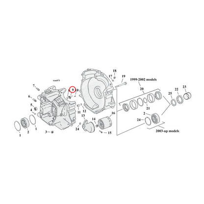 S&S, piston cooling jet (ea)