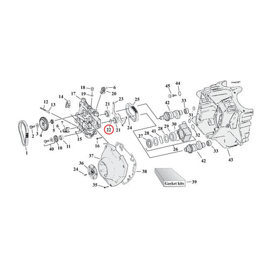 Ret. ring, cam ball bearing
