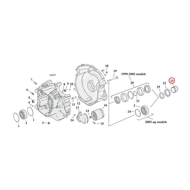 Spacer, sprocket shaft