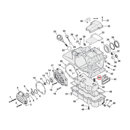Spring, baffle oil pan