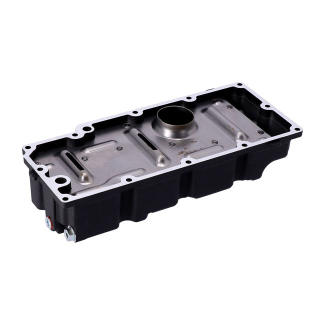 Transmission oil pan assembly