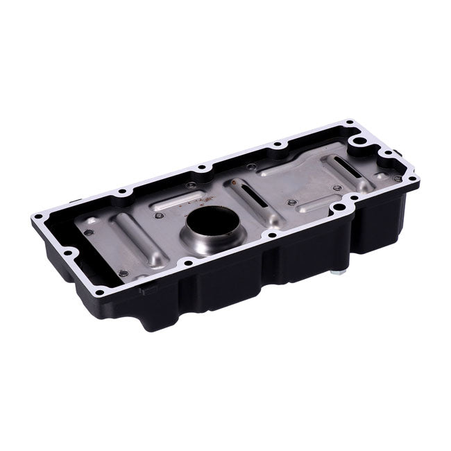 Transmission oil pan assembly