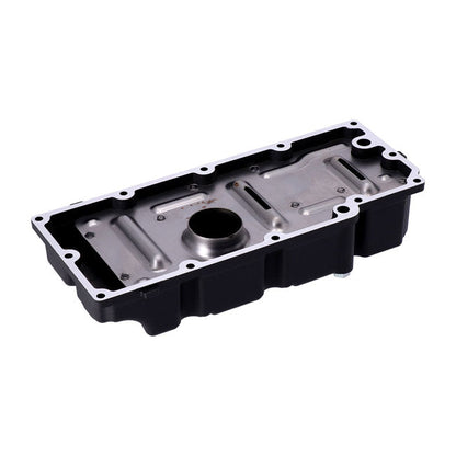 Transmission oil pan assembly