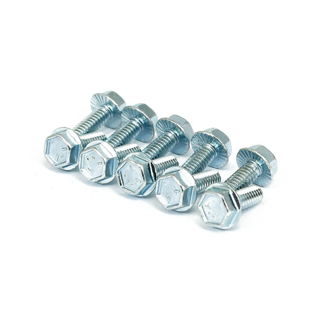 Flanged screw