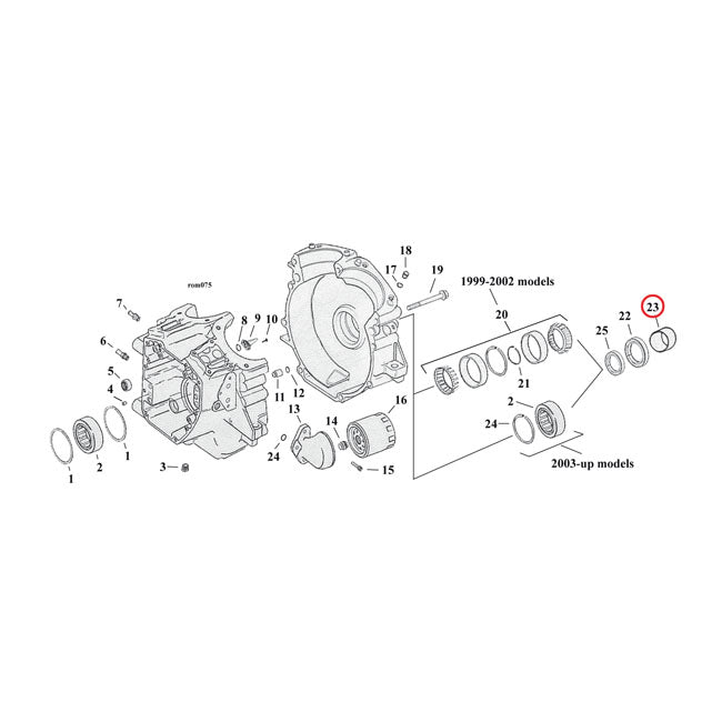 Spacer, sprocket shaft