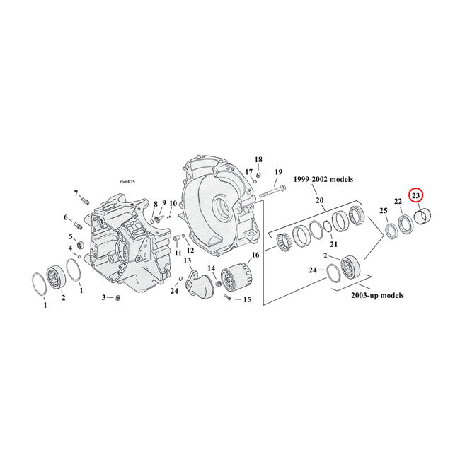 Spacer, sprocket shaft