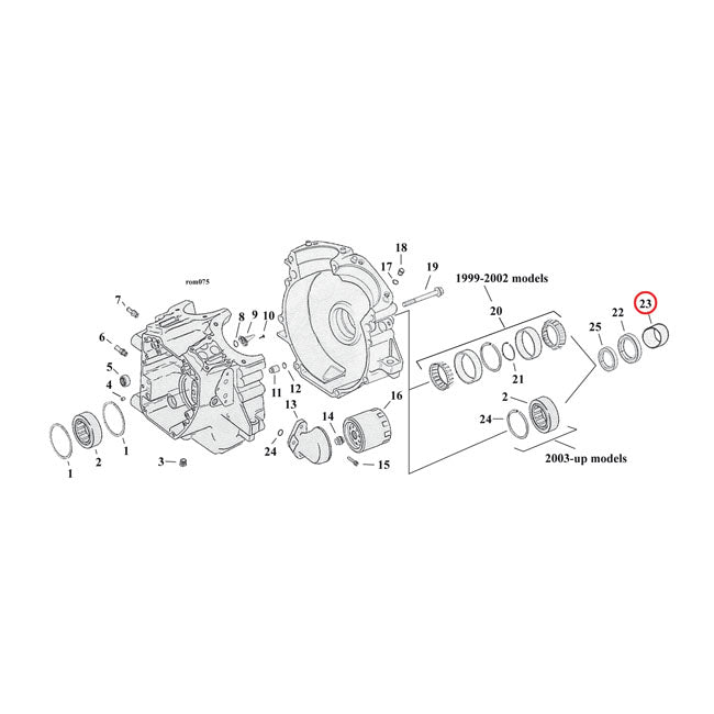Spacer, sprocket shaft
