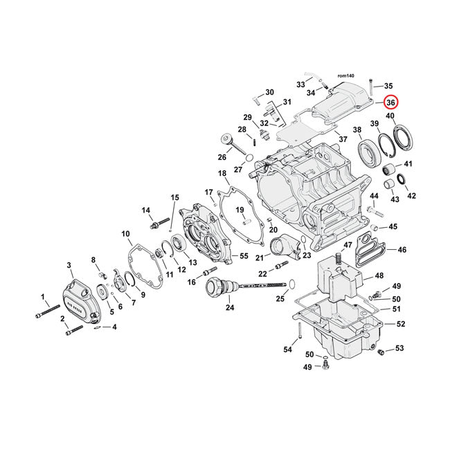 Transmission top cover