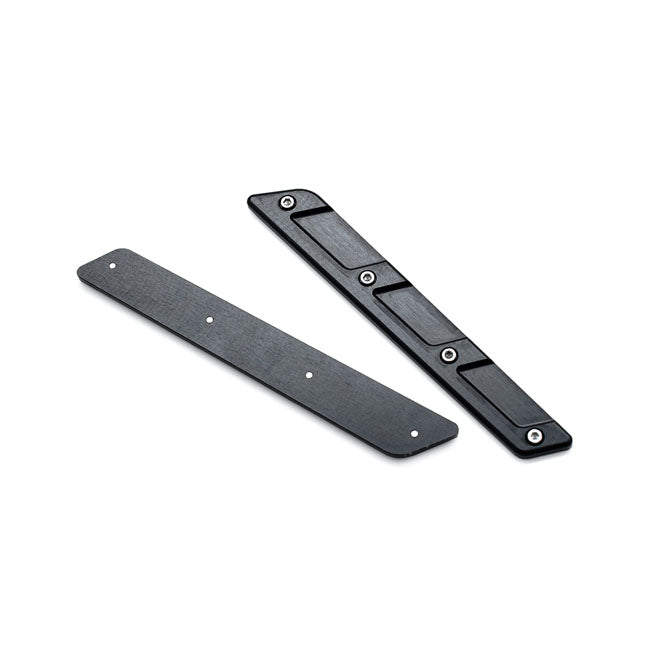 Killer Custom, saddlebag latch inserts. Black