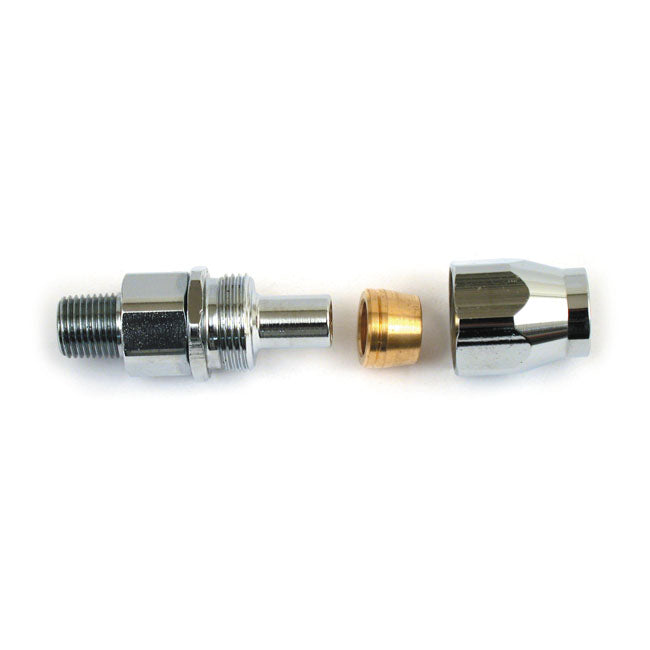 Goodridge, Built-A-Line oil hose fitting 1/8 NPT straight