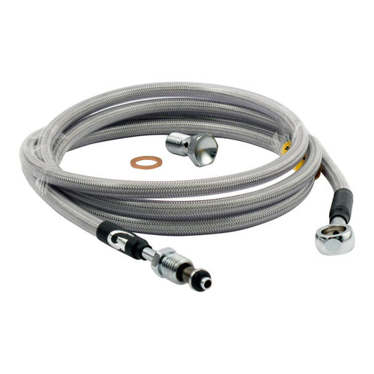 Goodridge hydraulic clutch line kit 62", clear coated