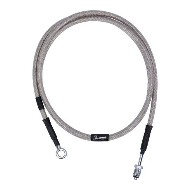 Goodridge hydraulic clutch line kit 63", clear coated