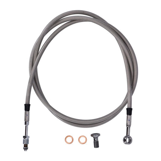 Goodridge hydraulic clutch line kit 65", clear coated