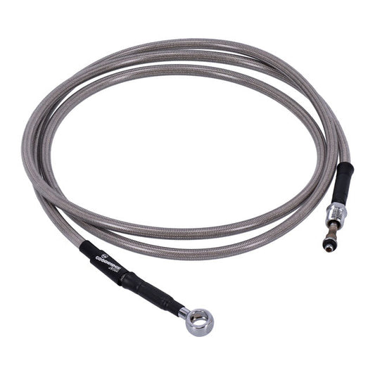 Goodridge hydraulic clutch line kit 67", clear coated