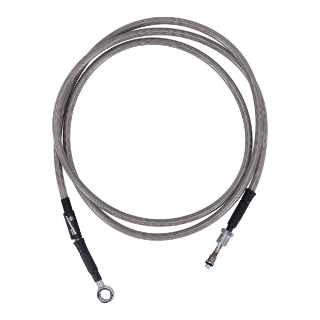 Goodridge hydraulic clutch line kit 67", clear coated