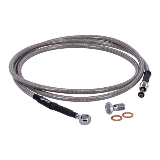 Goodridge hydraulic clutch line kit 67", clear coated