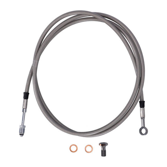 Goodridge hydraulic clutch line kit 71", clear coated