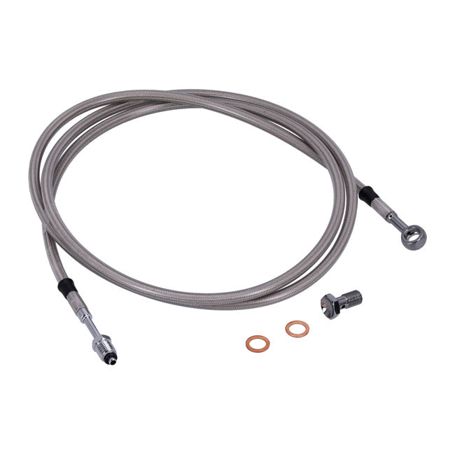 Goodridge hydraulic clutch line kit 71", clear coated