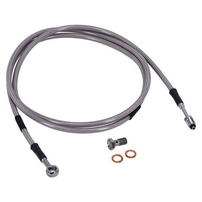 Goodridge hydraulic clutch line kit 73", clear coated