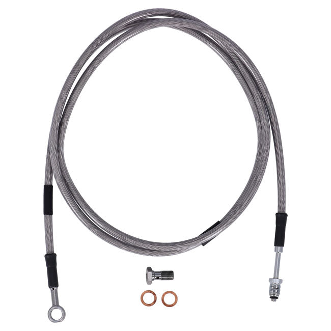 Goodridge hydraulic clutch line kit 73", clear coated