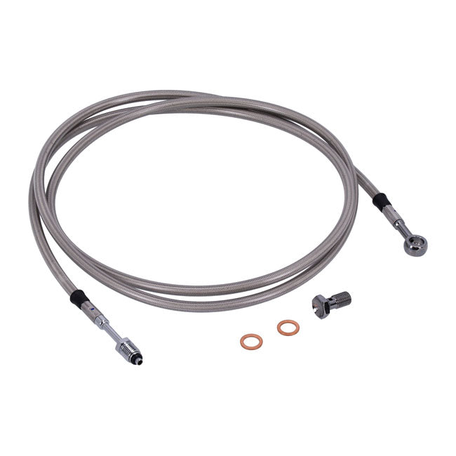 Goodridge hydraulic clutch line kit 75", clear coated