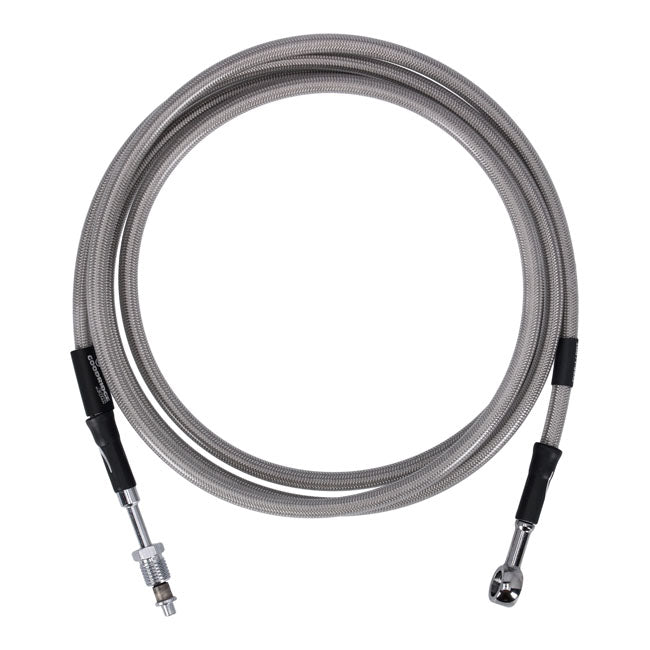 Goodridge hydraulic clutch line kit 79", clear coated