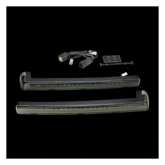 Custom Dynamics, ProBEAM LED Tour-Pak arms. Smoke lens