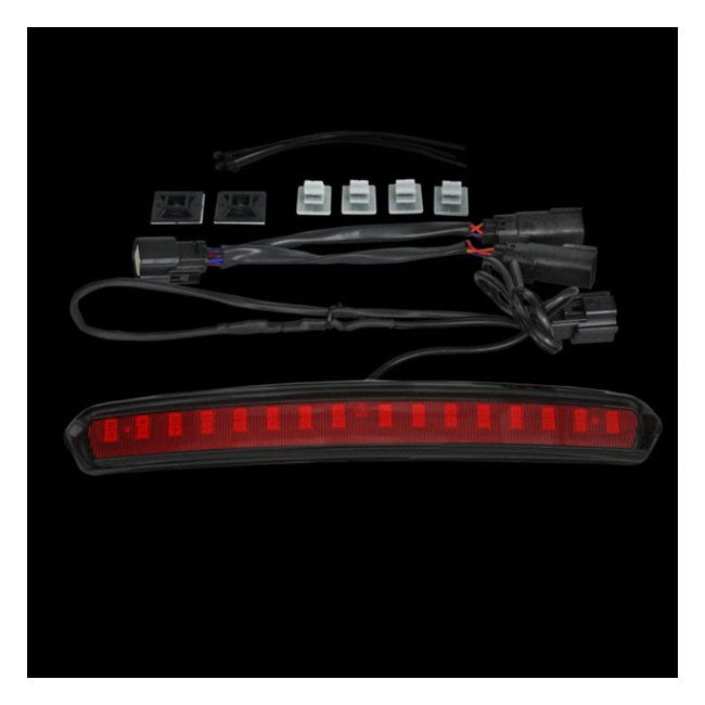 Custom Dynamics, Tour-Pak® lid light. Black, red lens