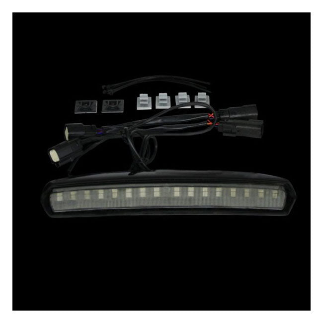 Custom Dynamics, Tour-Pak® lid light. Black, smoke lens