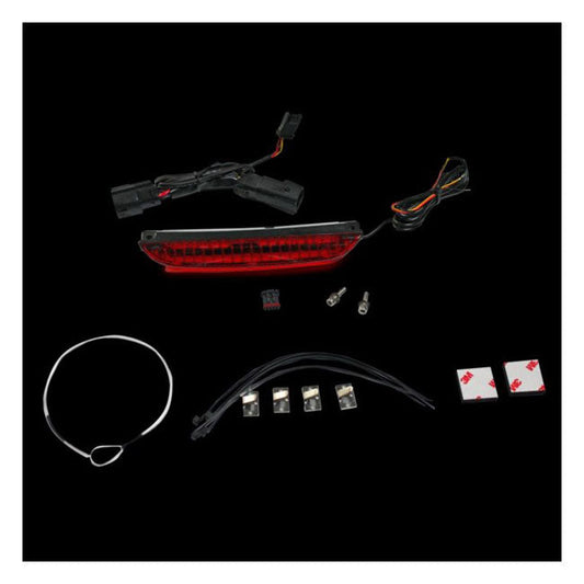 Custom Dynamics, luggage rack LED light bar. Red lens
