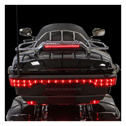 Custom Dynamics, Tour-Pak luggage rack LED light bar. Red