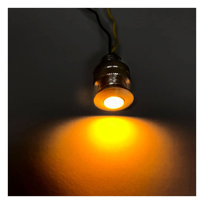Custom Dynamics, LED boltz. Amber/White LEDs. Black