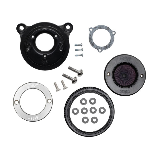 S&S, ''Air Stinger Stealth'' air cleaner kit Alu trim ring