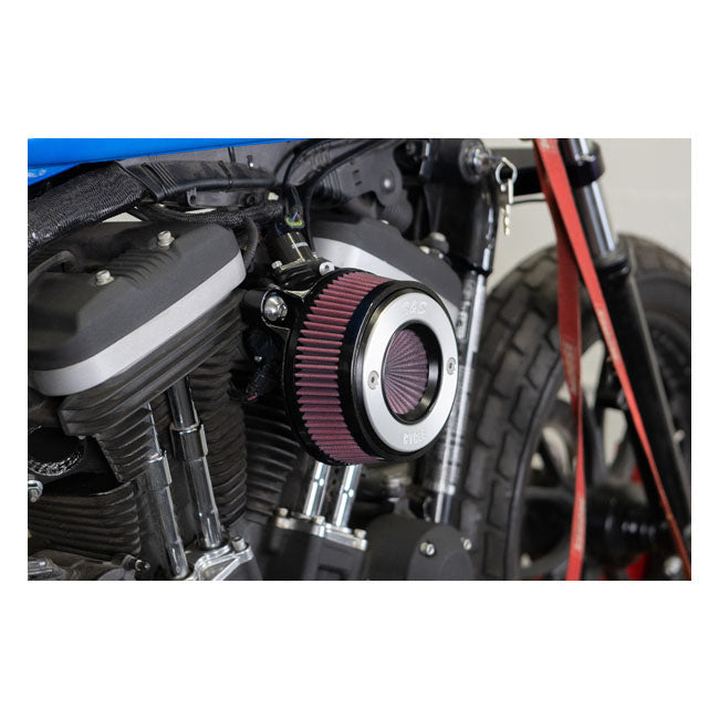 S&S, ''Air Stinger Stealth'' air cleaner kit Alu trim ring