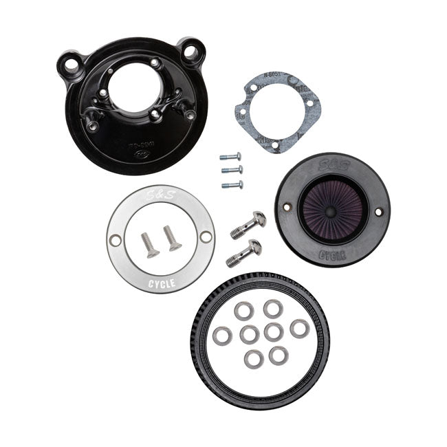 S&S, ''Air Stinger Stealth'' air cleaner kit Alu trim ring