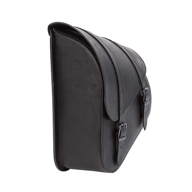 MCS, full leather swing arm bag left, 9 liter