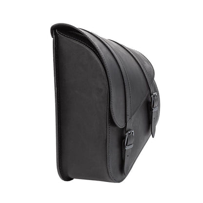 MCS, full leather swing arm bag left, 9 liter