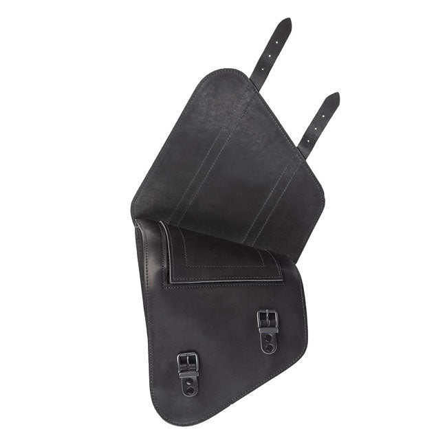 MCS, full leather swing arm bag left, 9 liter