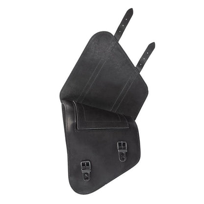 MCS, full leather swing arm bag left, 9 liter