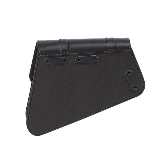 MCS, leather swingarm bag left, 6.5 liter. Black