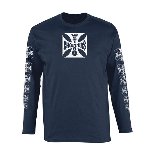 WCC OG logo ATX longsleeve navy