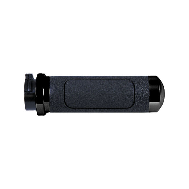 Avon V-Cruiser grips, black anodized
