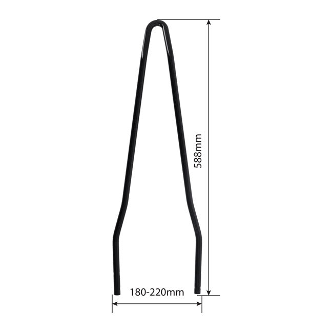 Westland Customs, New Old School sissy bar Narrow