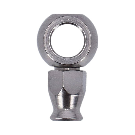 Goodridge, 3/8" (10mm) banjo fitting short neck. Stainless