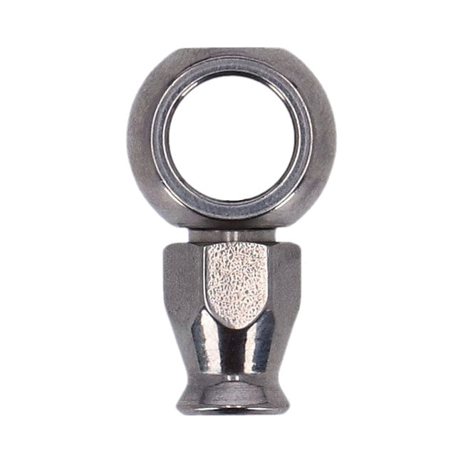 Goodridge, 7/16" (11mm) banjo fitting short neck. Stainless