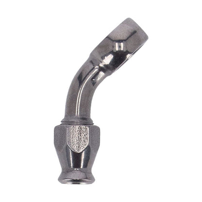 Goodridge, 3/8" (10mm) banjo fitting 45 degree bend. SS