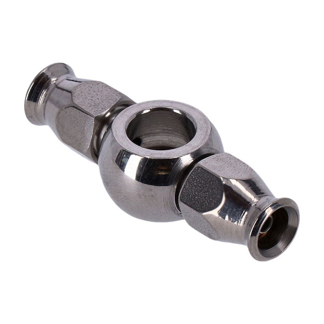 Goodridge 3/8" straight banjo, double fitting. Short neck