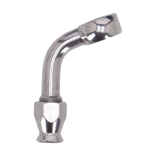 Goodridge, 3/8" (10mm) banjo fitting 70 degree bend. SS