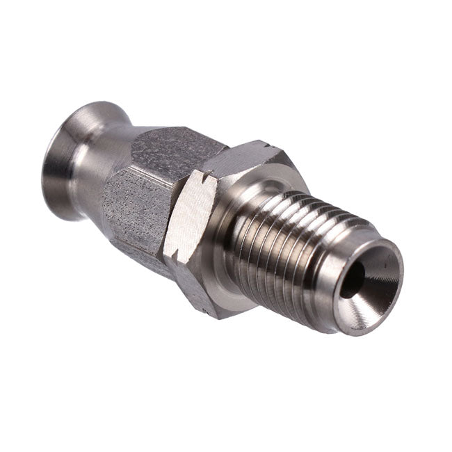 Goodridge, direct connect m10-1.00. High polished SS