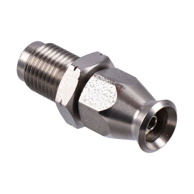 Goodridge, direct connect m10-1.00. High polished SS